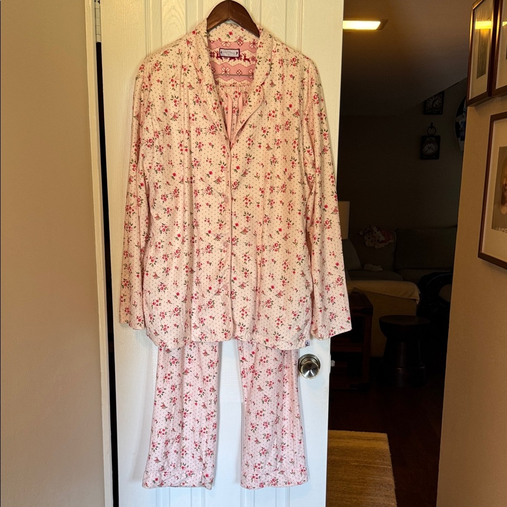 SweetHoney Pink Floral Pajama Set